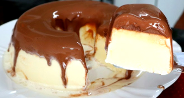 Pudim Fit de Coco e Whey